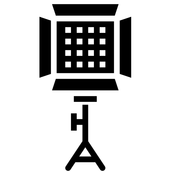 Professional Teleprompter Equipment Icon